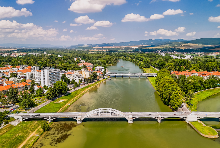 pohľad na mesto Piešťany