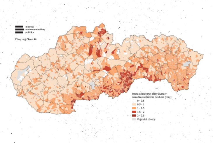 mapa Slovenska