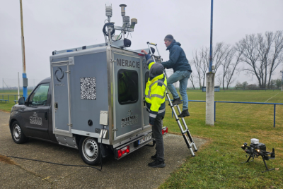 Mobilná monitorovacia stanica a dron