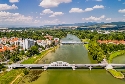 pohľad na mesto Piešťany