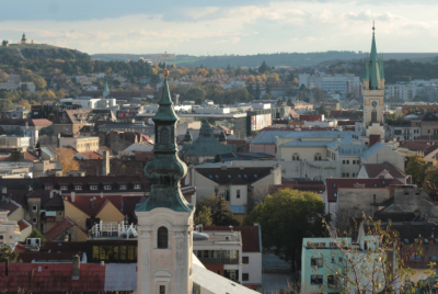 pohľad na mesto Nitra