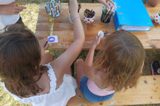 activities for children, making propellers from pencil and paper