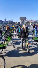 Bicycle tour of the city of Budapest