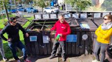 Demonstration of composting