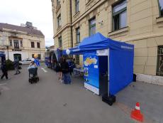 Info point at the venue