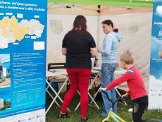 Info point at the venue