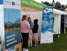 Info point at the venue