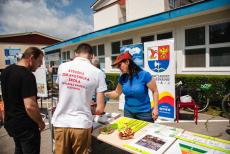 Info point at the venue