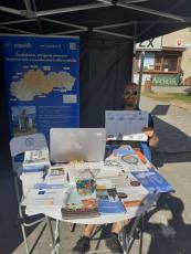 Info point at the venue