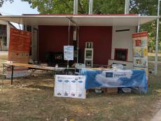 Info point at the venue