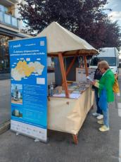 Info point at the venue