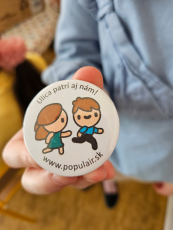 Odznak s posolstvom