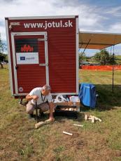 Info stánok počas podujatia