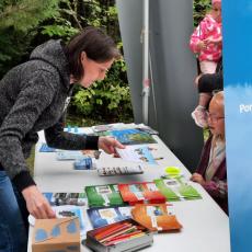 Info stánok počas podujatia