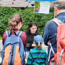 Info stánok počas podujatia