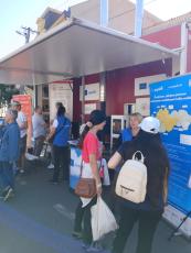 Info stánok počas podujatia