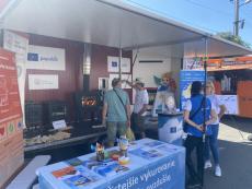 Info stánok počas podujatia