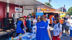 Info stánok počas podujatia