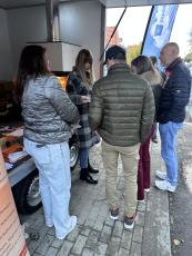 Info stánok počas podujatia