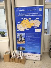 Info stánok počas podujatia