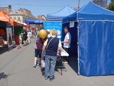 Info stánok počas podujatia