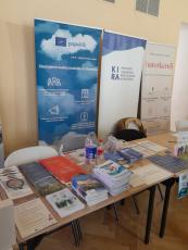 Info stánok počas podujatia