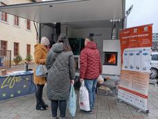 Info stánok počas podujatia