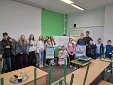 Walk to School at Elementary School Komenského, Snina