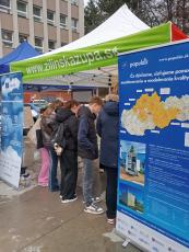 Info point at the venue