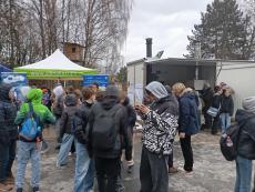 Info point at the venue