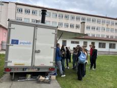 Info point at the venue
