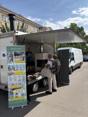 Info point at the venue