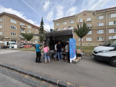 Info point at the venue