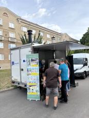 Info point at the venue