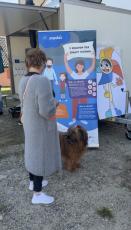 Info point at the venue